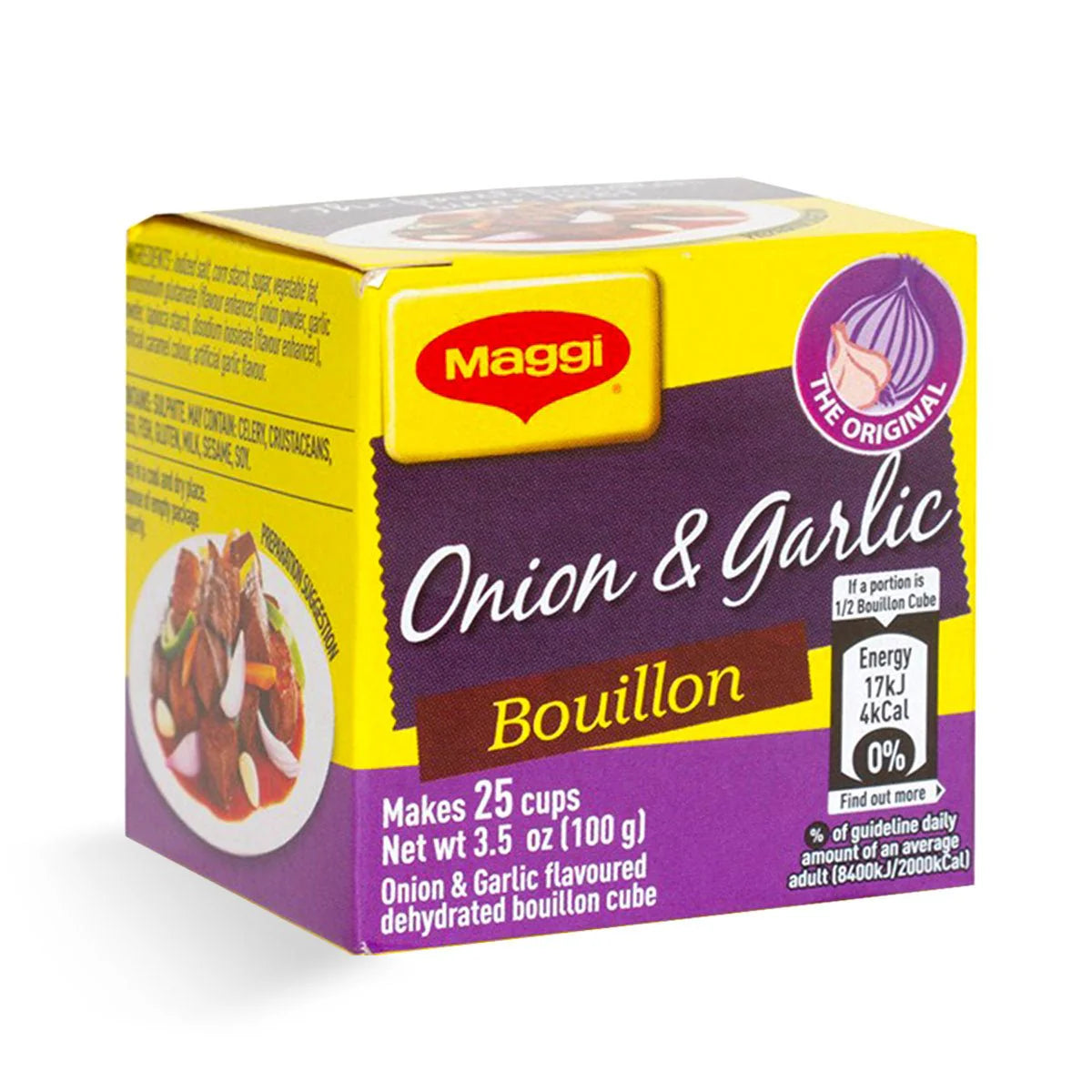 Maggi Garlic and Onion Cubes, 100g (3 Pack)